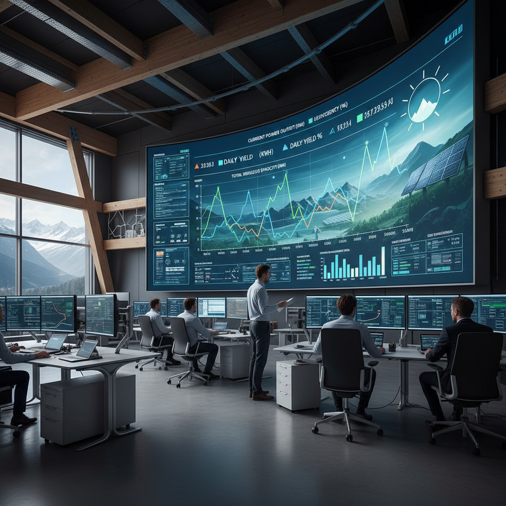 Solarpanels auf Einfamilienhaus in der Schweiz